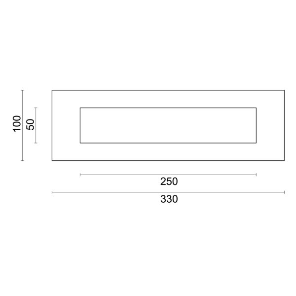 Brievenklep INOX PLUS - Afbeelding 2