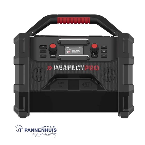 Perfectpro OCT-18V ROCKTAGON 18V DAB+/ FM / Bluetooth / Oplaadbaar / IP65 / AMP Share Bosch 18V / Makita, Milwaukee, Dewalt - Afbeelding 4