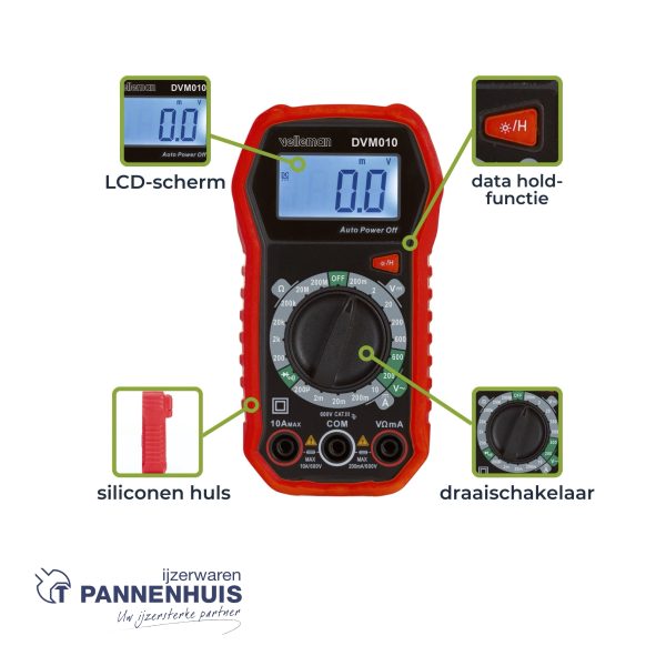 Velleman Digitale multimeter DVM010 - Afbeelding 3