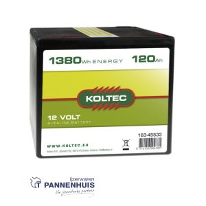 Koltec batterij Alkaline 12v 120ah