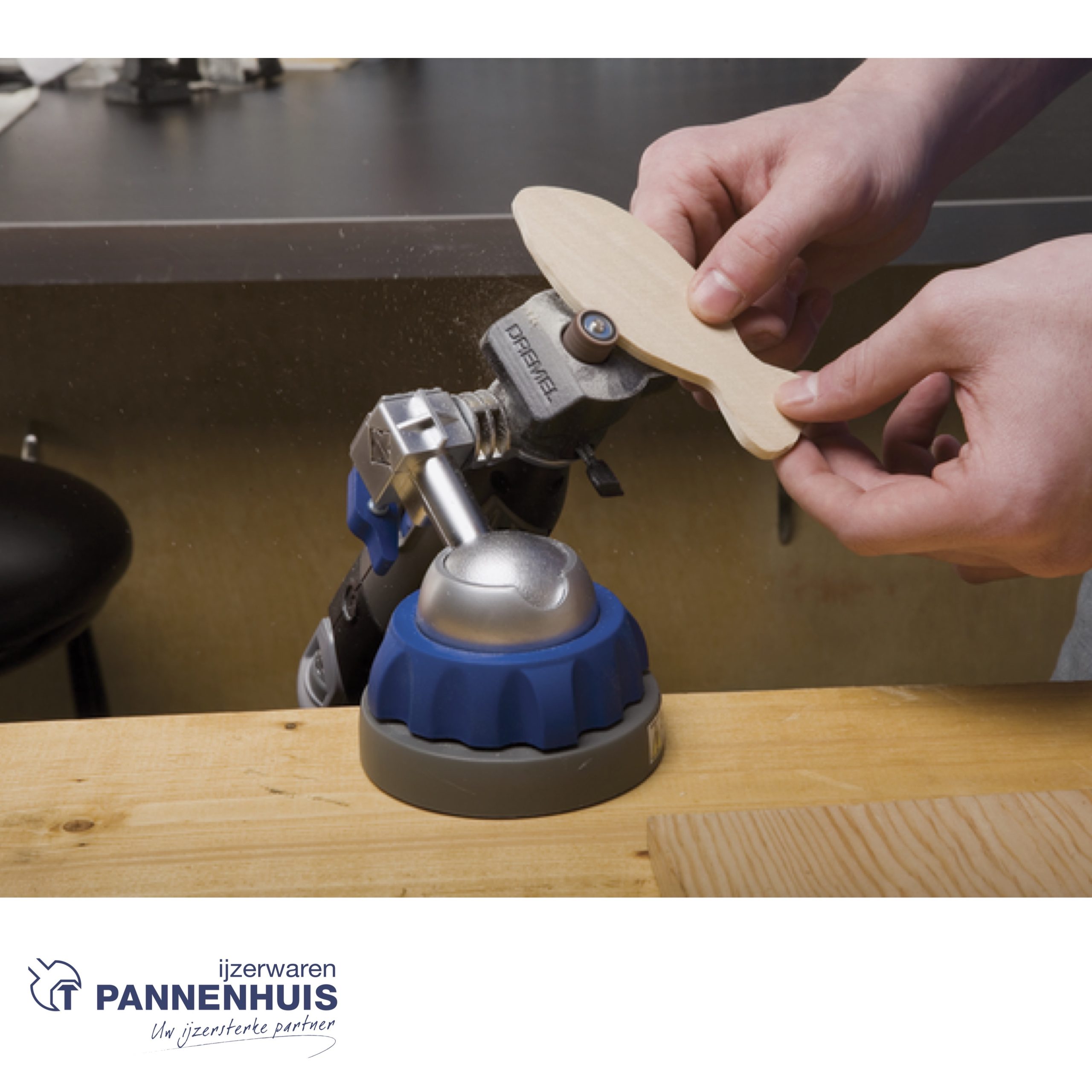 Dremel 430JA, Schuurbandhouder 6,4 mm K60 - Afbeelding 2