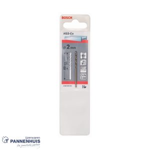 Bosch Metaalboor HSS-Co, DIN 338,  2 x 29 x 49 mm