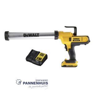 Dewalt DCE580D1 18V XR Kitspuit voor worsten 310-600ml met 1x 2,0Ah accu