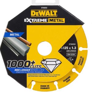 Dewalt DT40252 Doorslijpschijf metaal 125×22.23×1.3mm