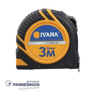 Ivana rolbandmaat soft grip 3mtr/16mm