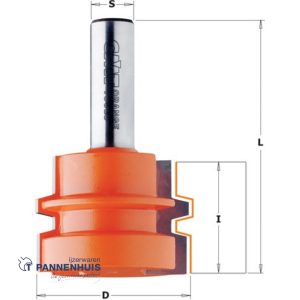 CMT Trapezium verlijmfrees HW D=44,4 x 32mm L=70 S=12 Z2