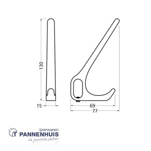 hermeta hoed/jashaak enkel Gardelux-1 naturel