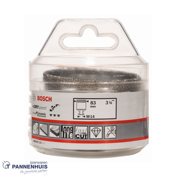 Bosch Diamantboor DrySpeed M14 83 x 35 mm - Afbeelding 2