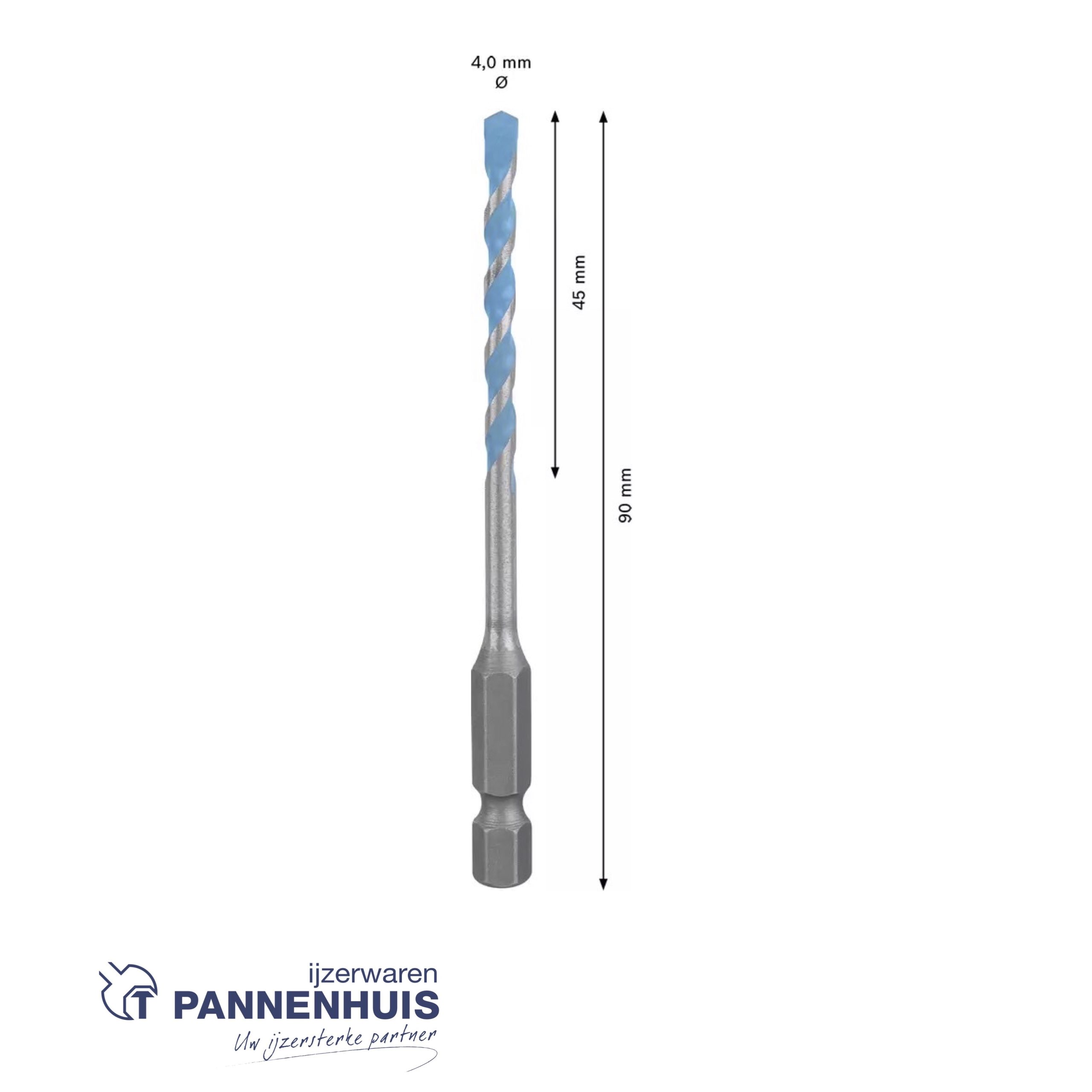 Bosch Boor HEX-9 MultiConstruction 4x45x90 - Afbeelding 3
