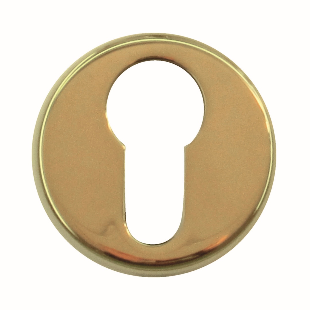 Sleutelplaatje Cilinder rond klikrozas 45MM TITANIUM