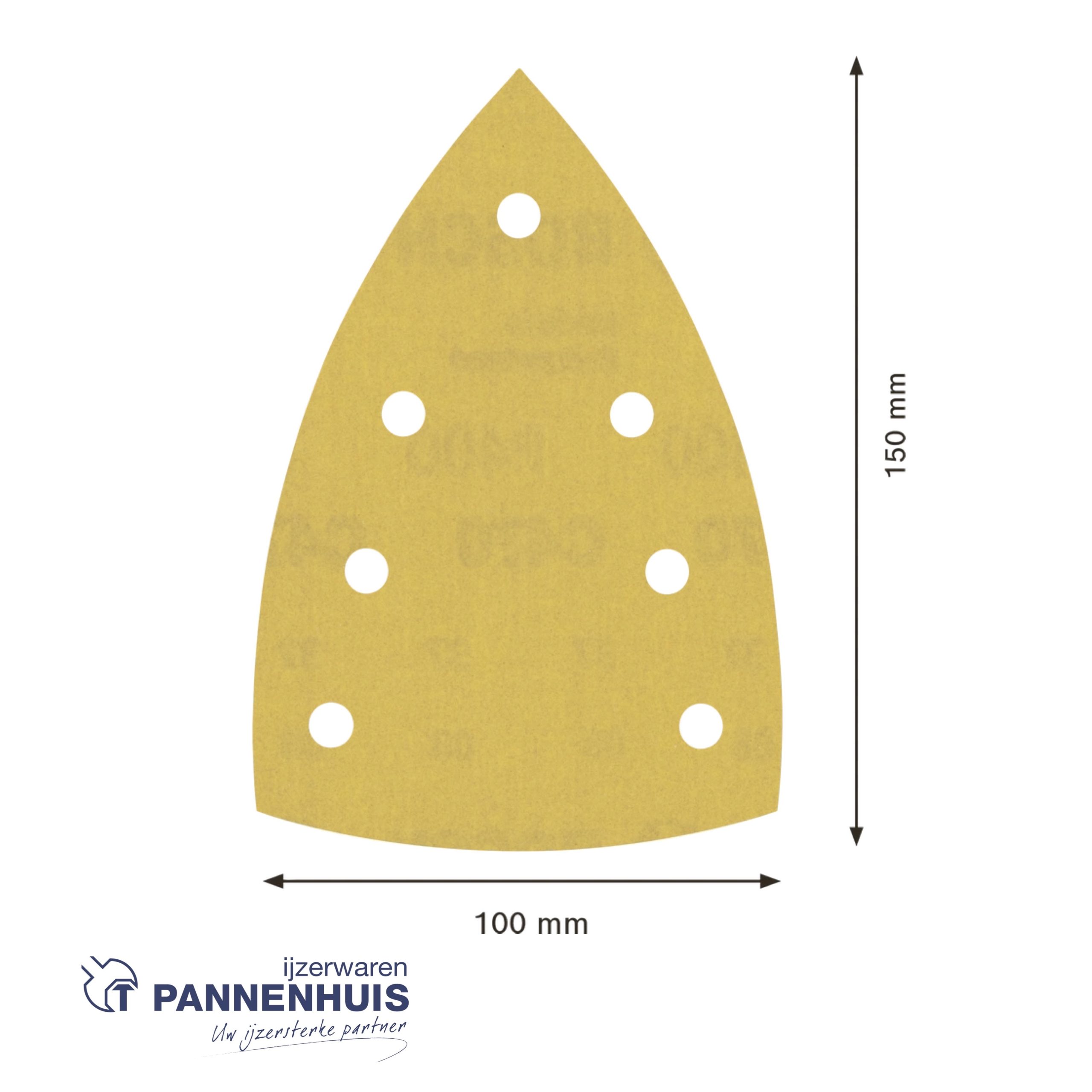 Bosch Schuurvel C470 100x150, K400, 7 gtn 10x - Afbeelding 3