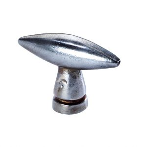 JOLIE SPHERE meubelknop Old SIlver 40x28x12 9 5