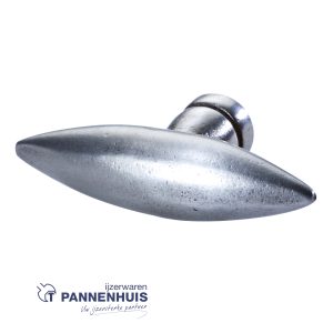 JOLIE SPHERE meubelknop Old Silver 62x34x17 9 2