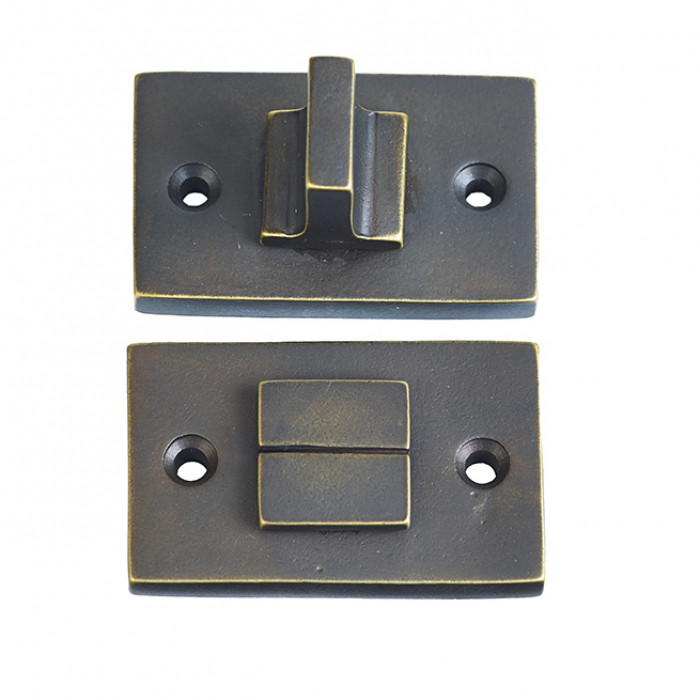 JOLIE WC sluiting rechthoeking Aged Bronze