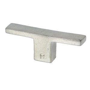 JOLIE VERVE meubelknop Old silver 80x32x15 8 13