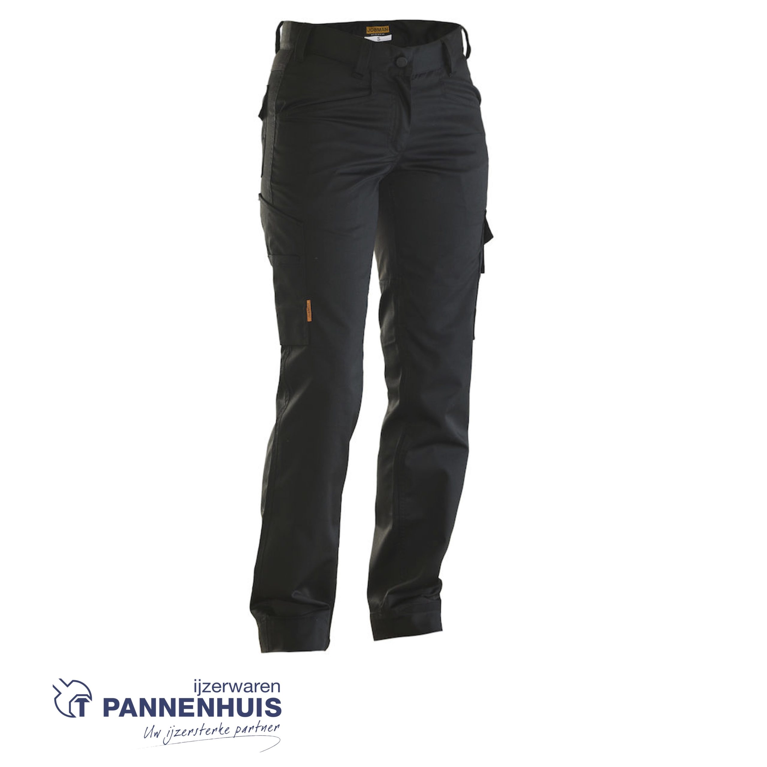 Jobman 2316 Dames Servicebroek stretch D40 zwart