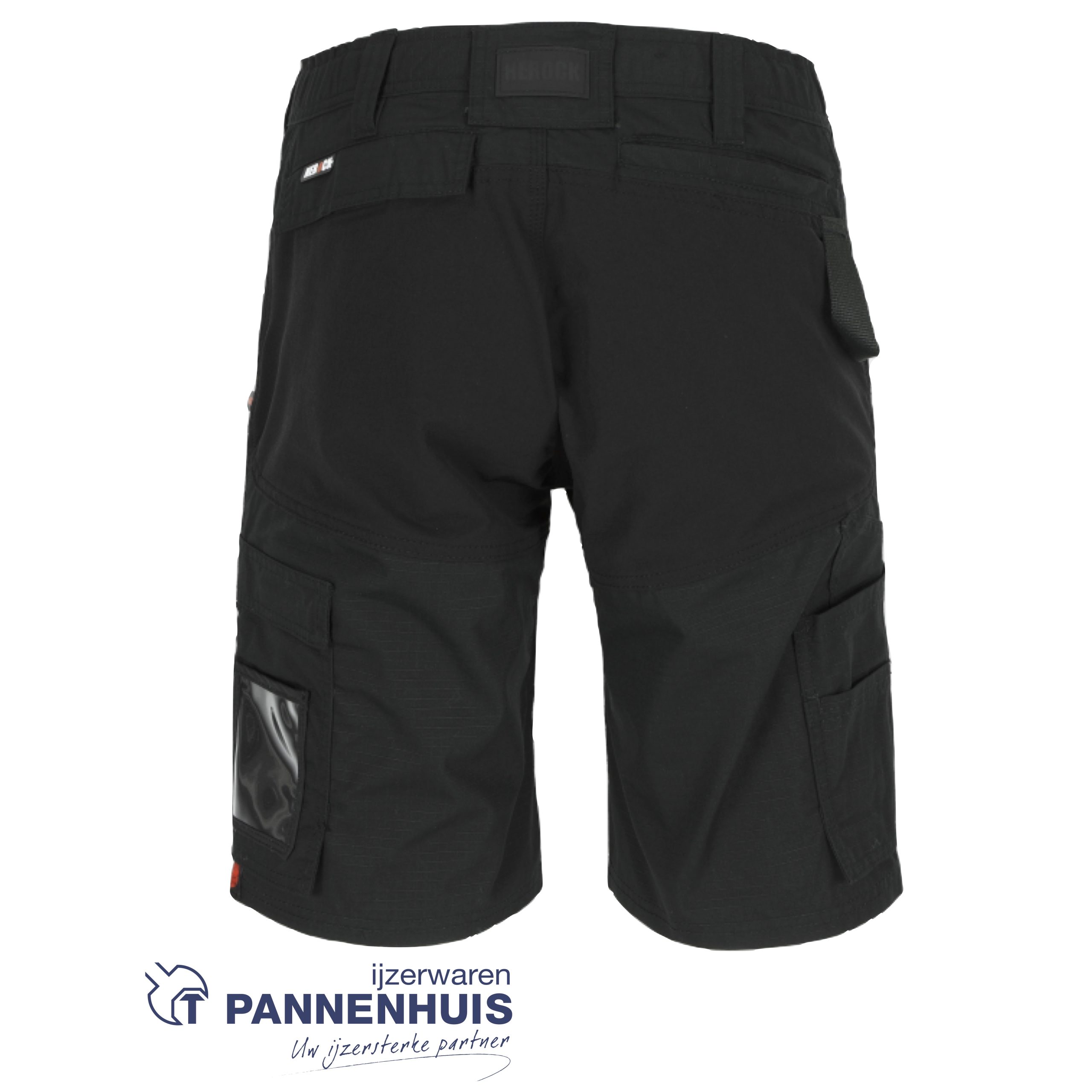 Herock Hespar bermuda Zwart 48 - Afbeelding 2