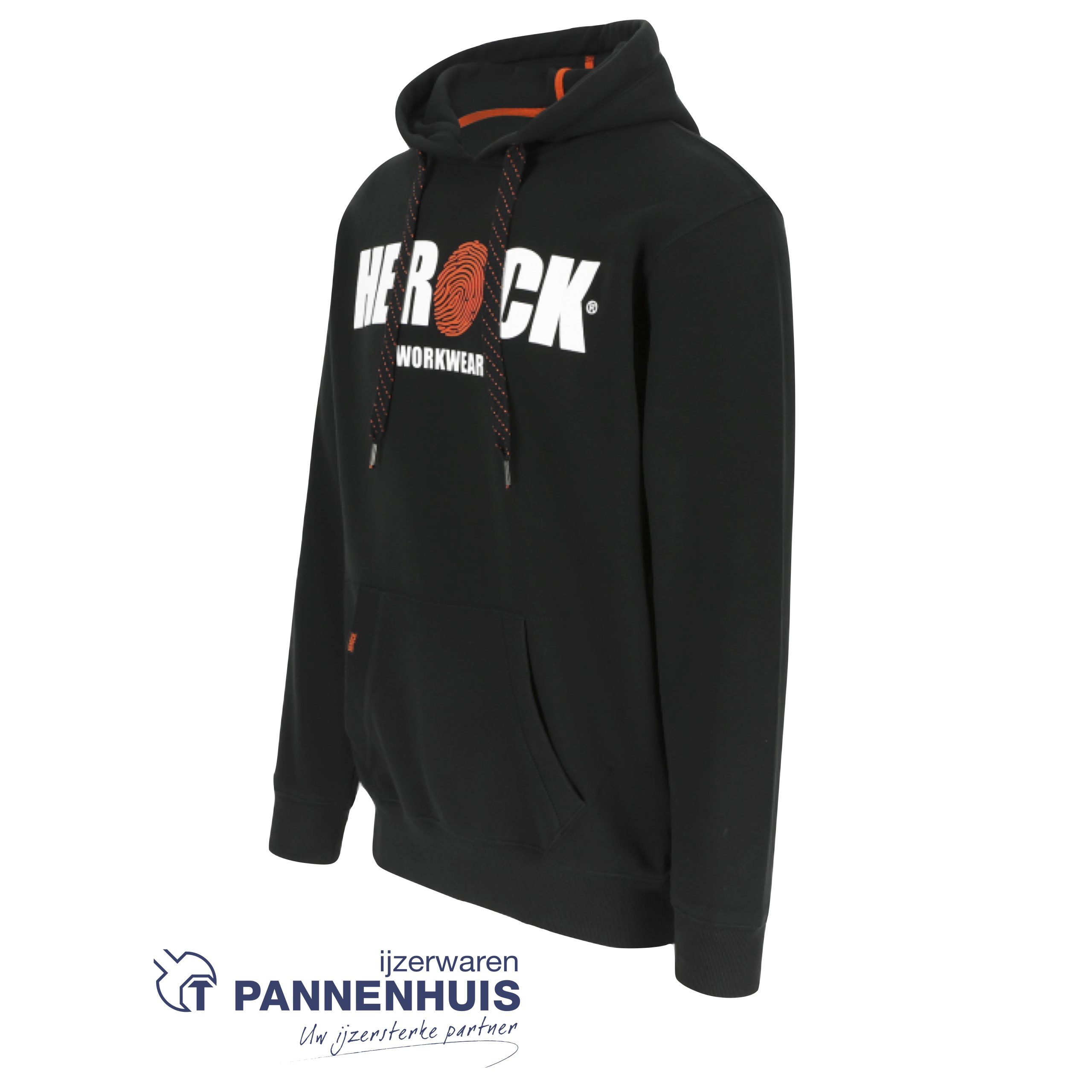 Herock Hero sweater met kap Zwart L - Afbeelding 3