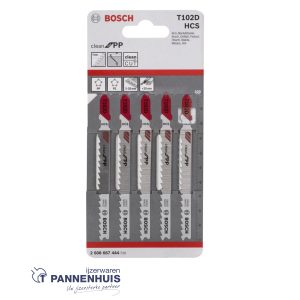 Bosch Decoupeerzaagblad T102 D Clean for PP 5x