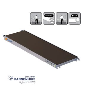 Ivana Platform 190 zonder luik BLAUW