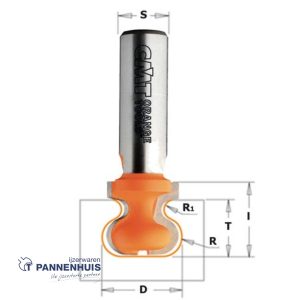 CMT Handgreepfrees, HW D=19,05 x 19,05mm R=4,76 L=57 S=8 Z2