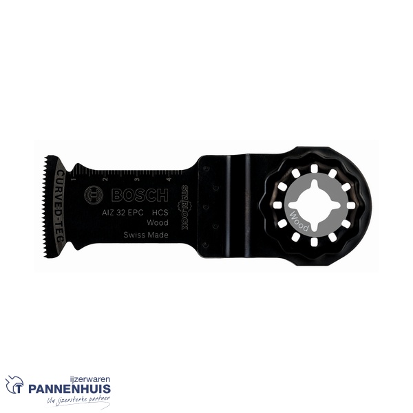 Bosch Starlock AIZ 32 EPC HCS, Wood, Curved-Tec 32x50 10x