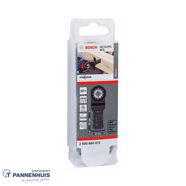 Bosch Starlock AIZ 32 EPC HCS, Wood, Curved-Tec 32x50 10x - Afbeelding 2