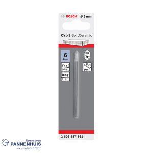 Bosch Tegelboor CYL-9 SoftCeramic,  6 x 80 mm