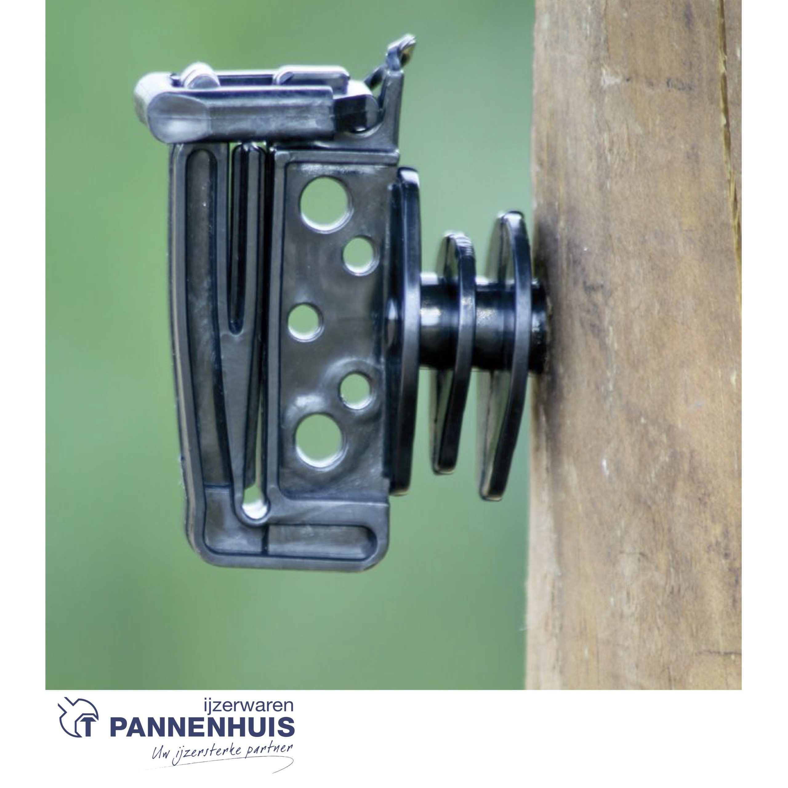 Koltec schroef- lintisolator voor houten palen, in emmer (25st) - Afbeelding 3