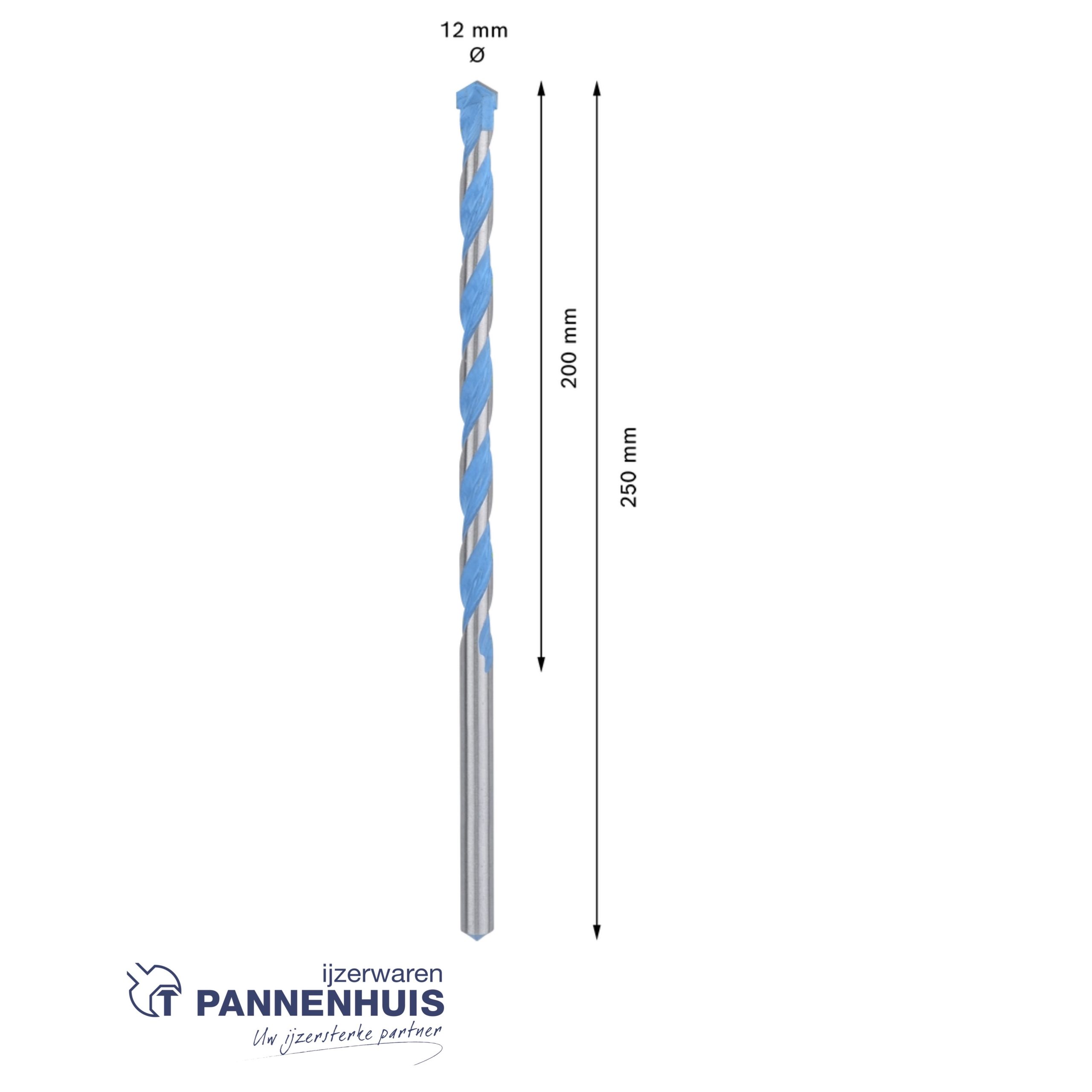 Bosch Boor CYL-9 MultiConstruction 12x200x250 - Afbeelding 3