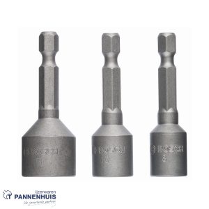 Bosch Dopsleutel 50 mm, 8, 10, 13 mm 3x