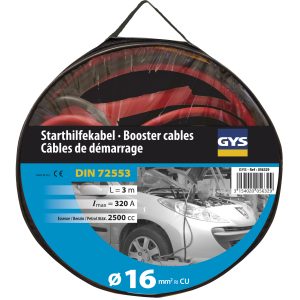 GYS Startkabel 320A, met geisoleerde klem, 3m