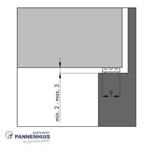 Ellenflex K zwart 2x 50 m kleine kier (zelfklevende tochtstrip)