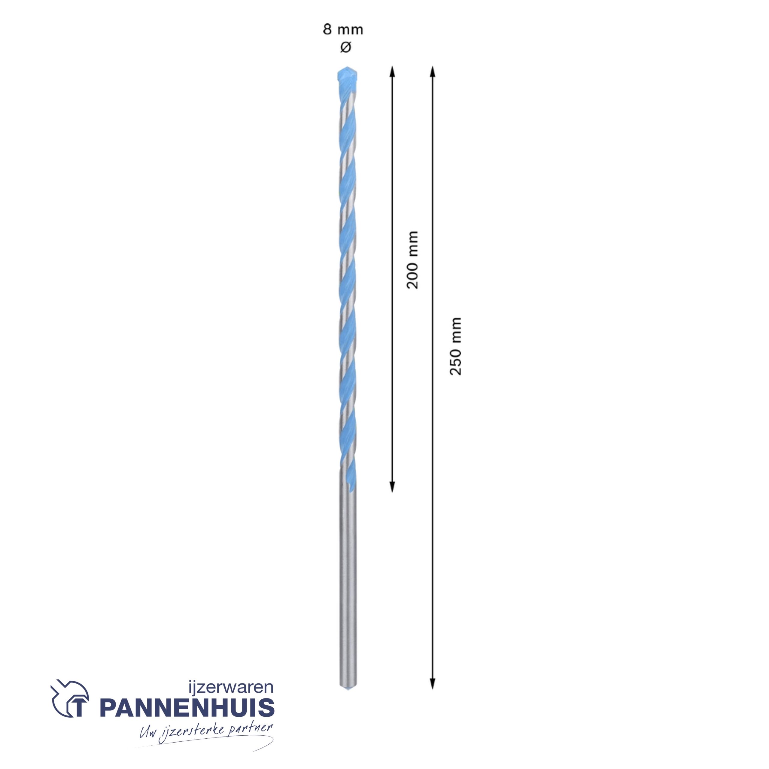 Bosch Boor CYL-9 MultiConstruction 8 x200x250 - Afbeelding 3