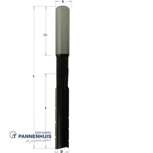 langgatboor 18mm schacht 13/50mm links