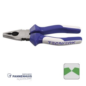 Tecwerk Combinatietang lengte 180 mm gepolijst