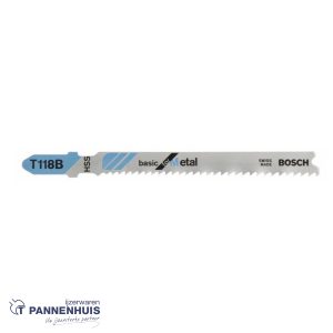 Bosch Decoupeerzaagblad T118 B basic thick metal