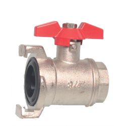 geka kogelkraan + snelkoppeling 1″ type 590***