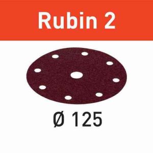 Festool Schuurpapier Rubin 2 STF D125/8 P150 RU2/50