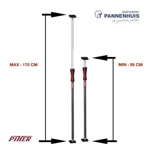 Piher 3de hand klem 95-170 cm