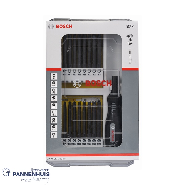 Bosch 37-delige set schroefbit met handgreep - Afbeelding 2