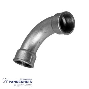 Elleboog verzinkt lang V/V 1/4″