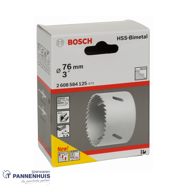 Bosch Multi Material gatzaag, 76 mm, met schroefdraad - Afbeelding 2