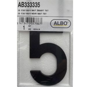 eSafe -5- cijfer mat zwart E32/100/1,5