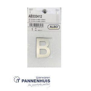 eSafe -B- Letter inox look E31/050/1,5