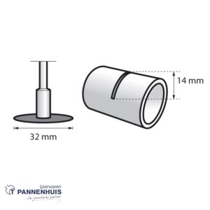 Dremel 540, Snijschijf op as (402 niet inbegrepen)