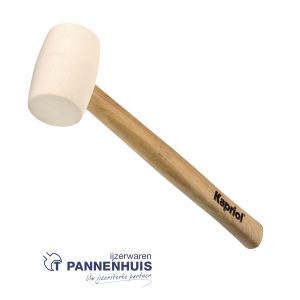 Kapriol rubber hamer wit nr 1 300gr