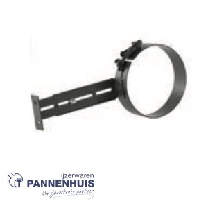 Kachelbuis Beugel 150 mm staal 2mm zwart gelakt