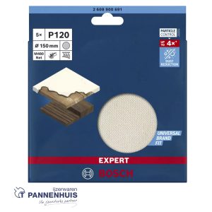 Bosch Schuurnet 150 mm, K120, 5x M480