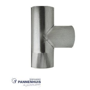 Kachelbuis T-stuk 90° 100mm Galva